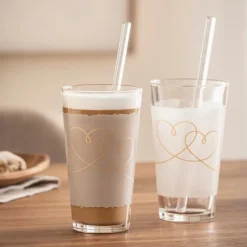Latte-Macchiato-Set Heart 4tlg.