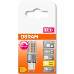LED Stiftsockellampe G9/ 4,4 Watt/ Energie E