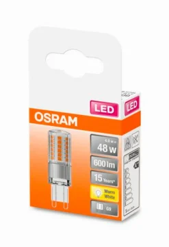 LED Stiftsockellampe G9/4,8 Watt/Energie E