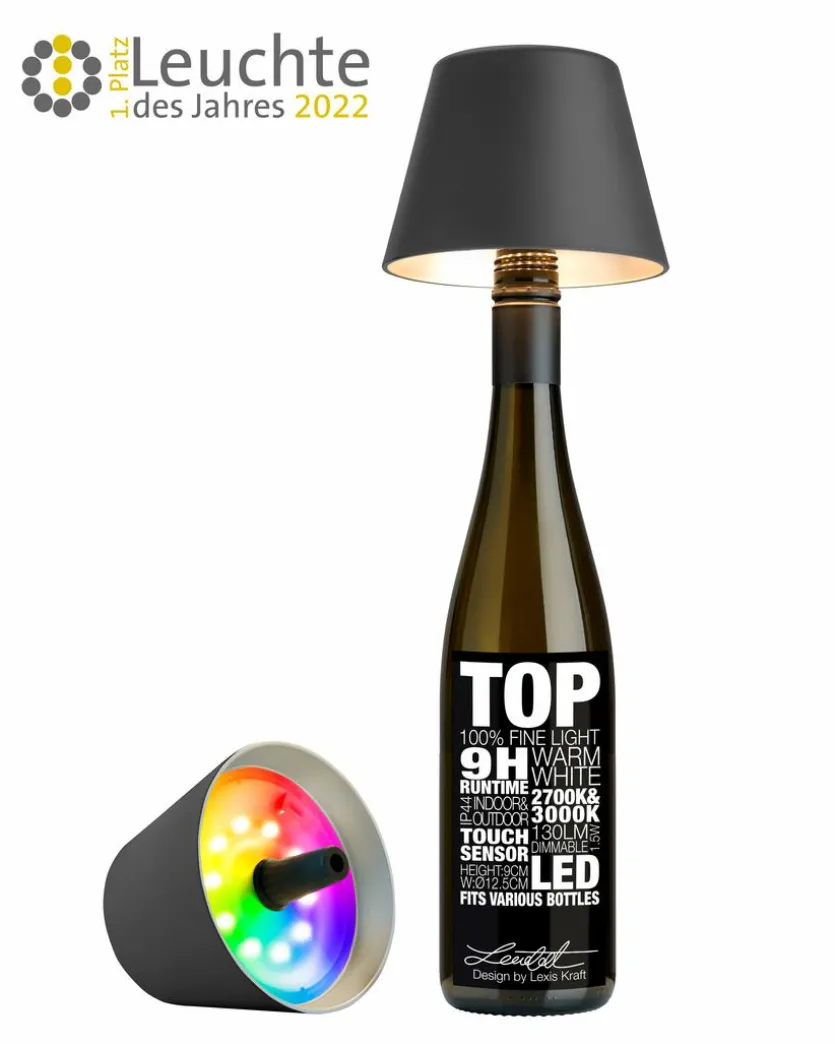 LED-Akku-Flaschenaufsatz Top 2.0