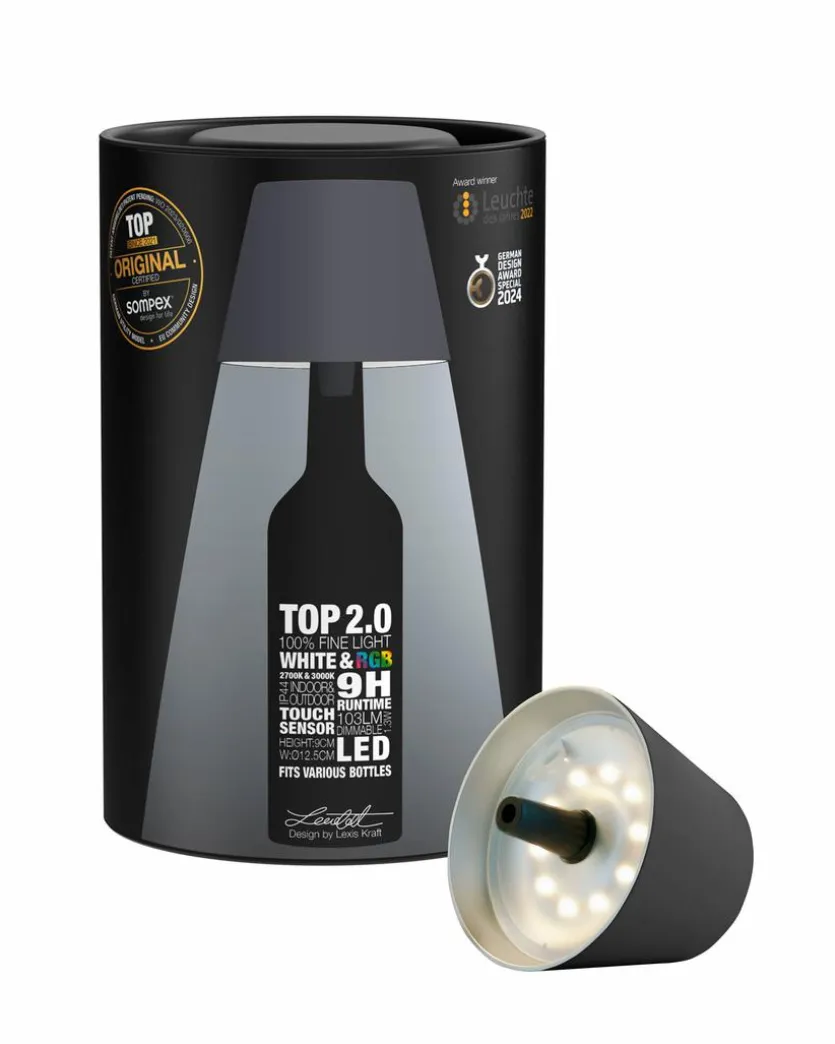 LED-Akku-Flaschenaufsatz Top 2.0