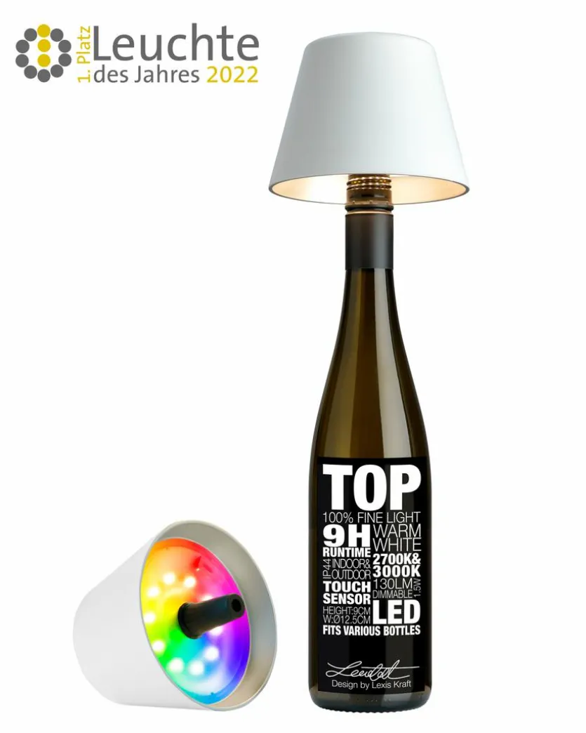 LED-Akku-Flaschenaufsatz Top 2.0