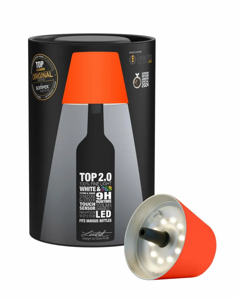LED-Akku-Flaschenaufsatz Top 2.0