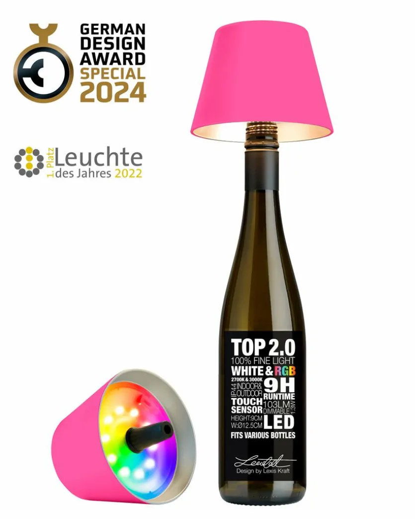 LED-Akku-Flaschenaufsatz Top 2.0