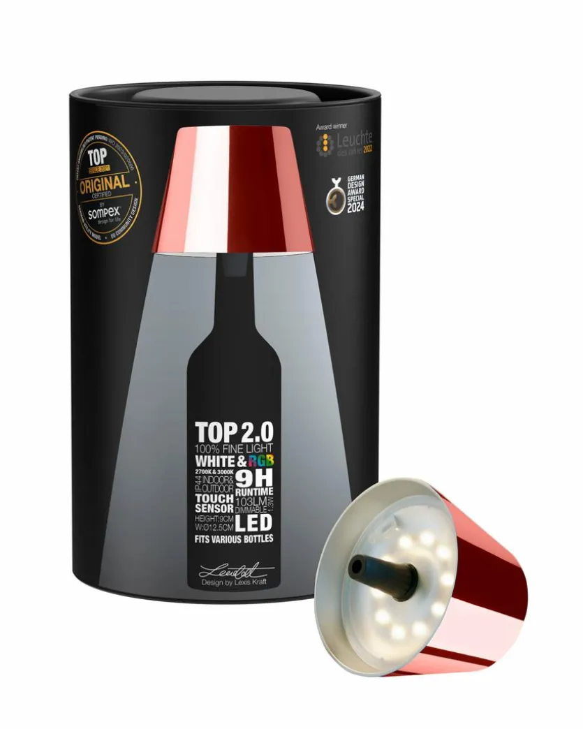 LED-Akku-Flaschenaufsatz Top 2.0