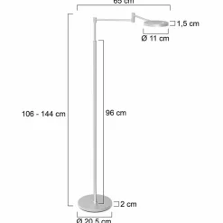 LED-Akkustehlampe Soleil