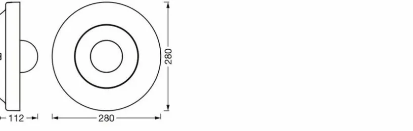 LED-Außendeckenleuchte Circle