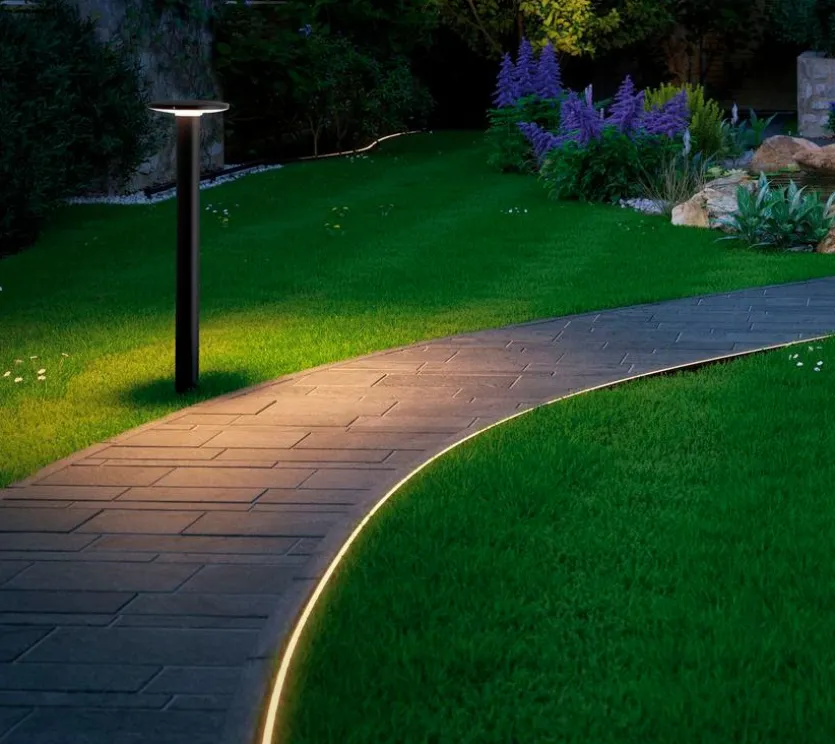 LED-Außenstehlampe Plug&Shine
