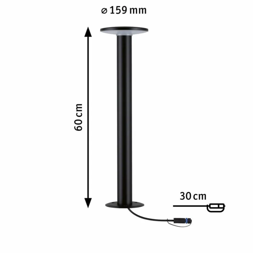 LED-Außenstehlampe Plug&Shine