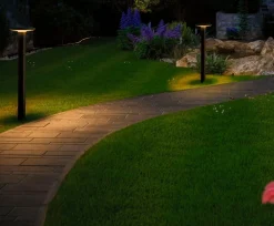 LED-Außenstehlampe Plug&Shine