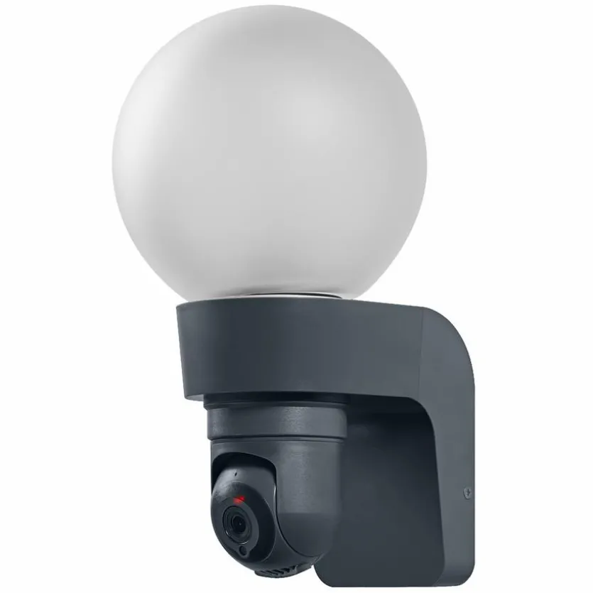 LED-Außenwandkameraleuchte Globe