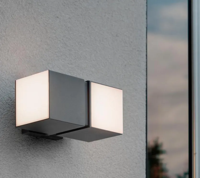 LED-Außenwandleuchte CUBA