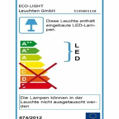 LED-Außenwandleuchte CUBA