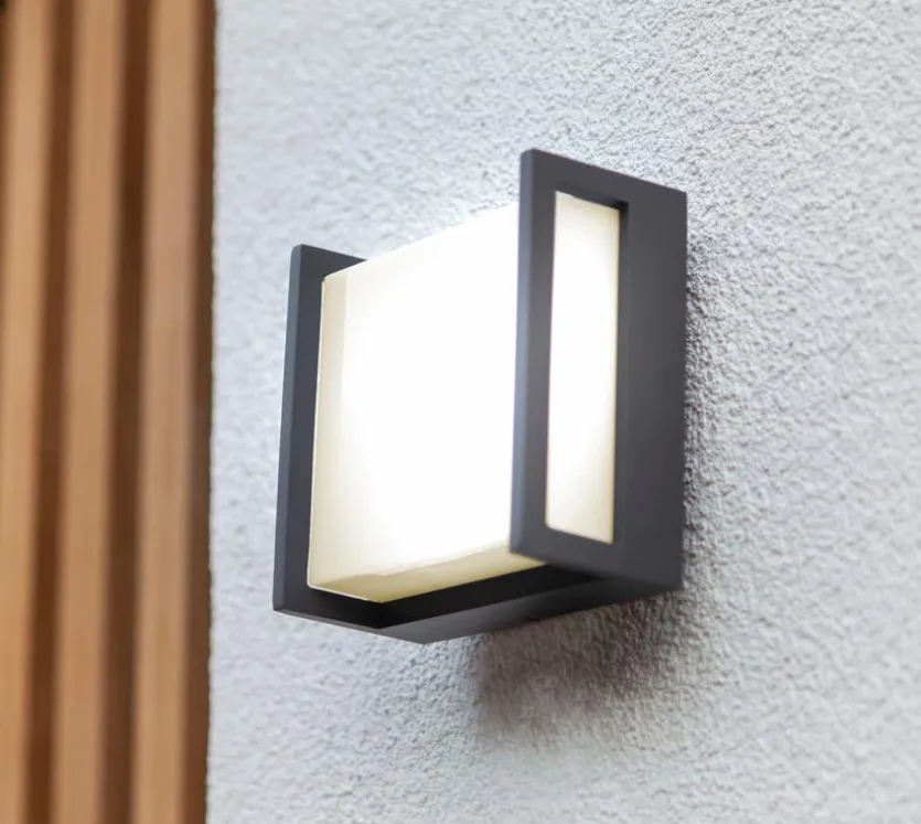 LED-Außenwandleuchte QUBO
