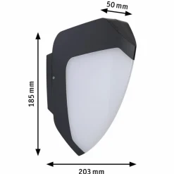 LED-Außenwandleuchte Ikosea