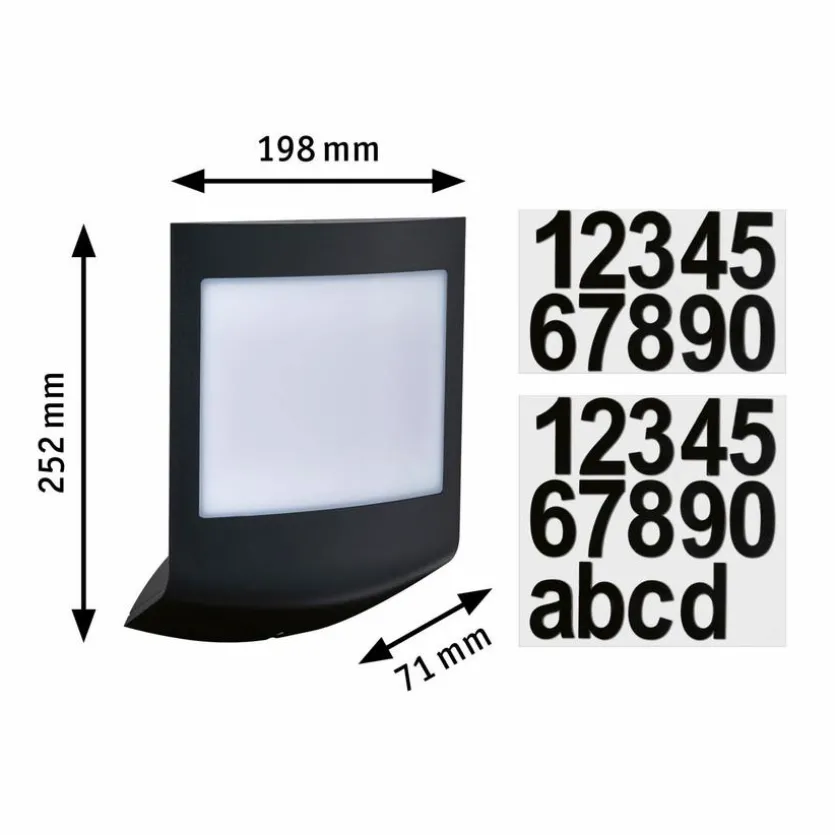 LED-Außenwandleuchte Padea