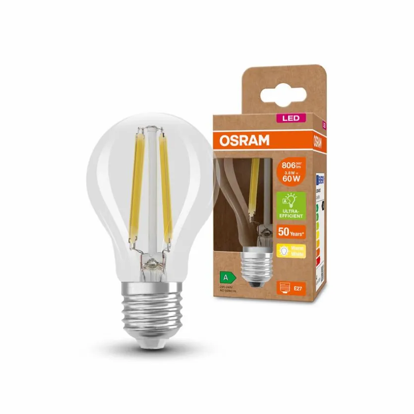 LED-Birne E27/3,8 Watt/Energie A