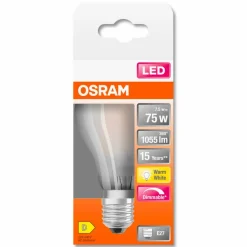 LED-Birne E27/7,5 Watt/Energie D