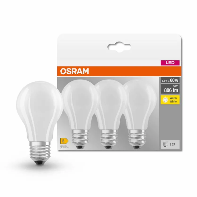 LED-Birne E27/6,5 Watt/Energie E