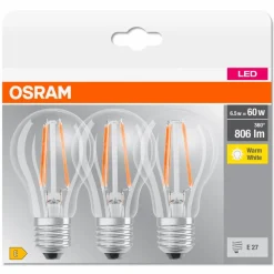LED-Birne E27/6,5 Watt/Energie E