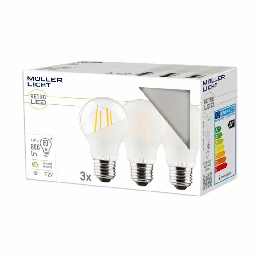 LED-Birne E27/7 Watt/Energie E