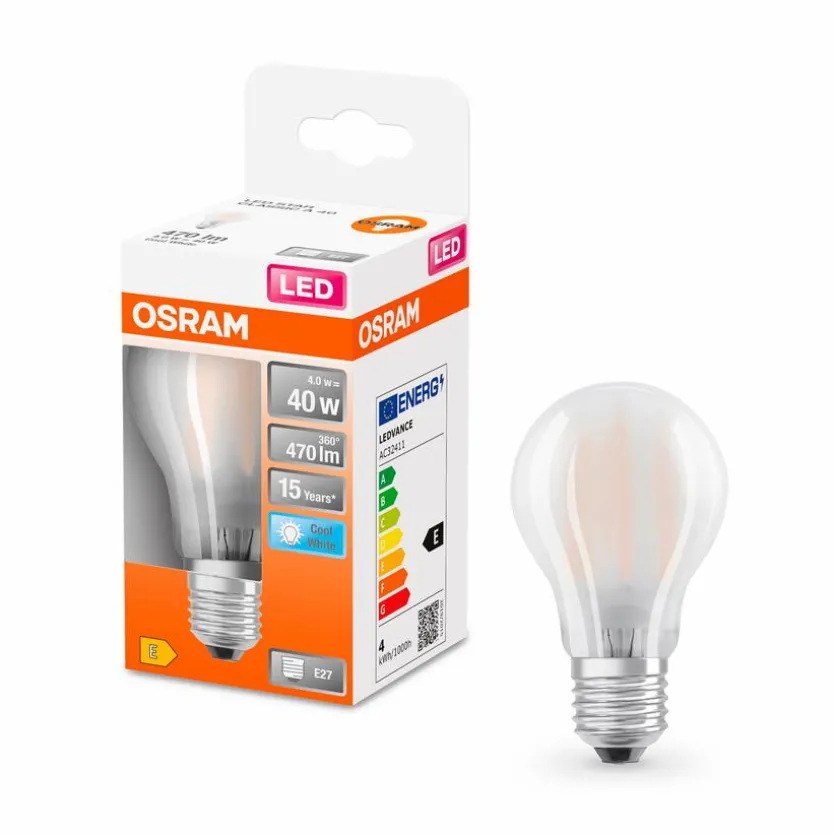 LED-Birne E27/4 Watt/Energie E
