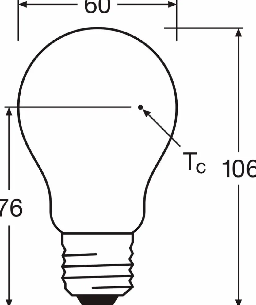 LED-Birne E27/7 Watt/Energie F