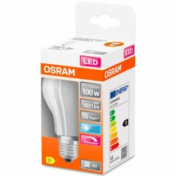LED-Birne matt E27/ 12Watt/ Energie D