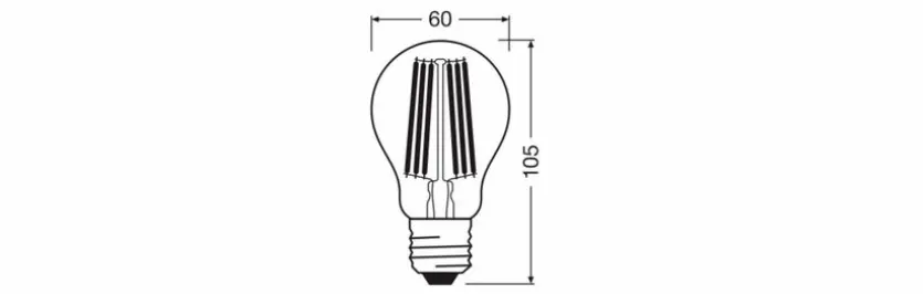 LED-Birne E27/7,2 Watt/Energie A