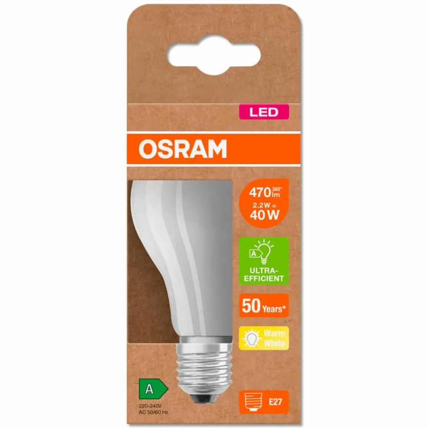 LED-Birne E27/2,2 Watt/Energie A
