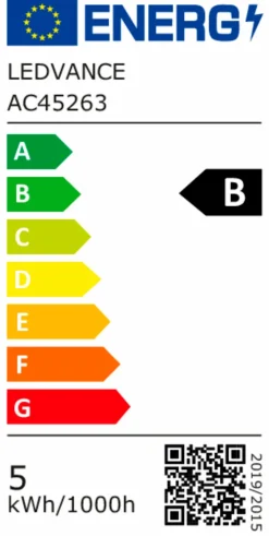 LED-Birne E27/4,3 Watt/Energie B
