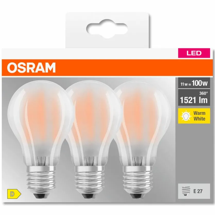 LED-Birne E27/11 Watt/Energie D
