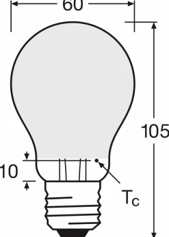 LED-Birne E27/11 Watt/Energie D