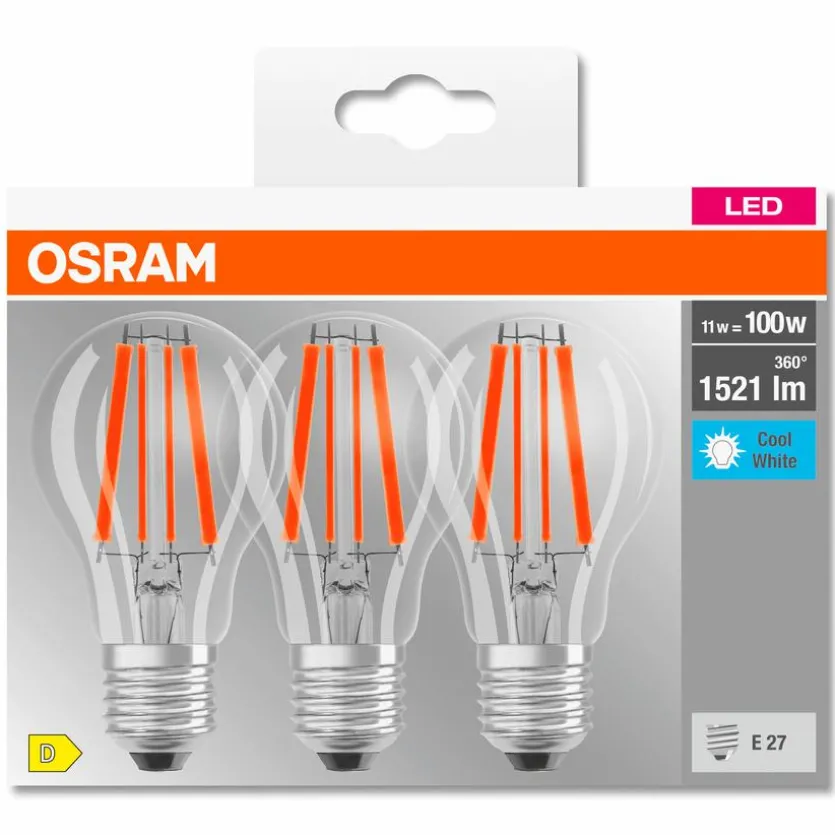 LED-Birne E27/11 Watt/Energie D