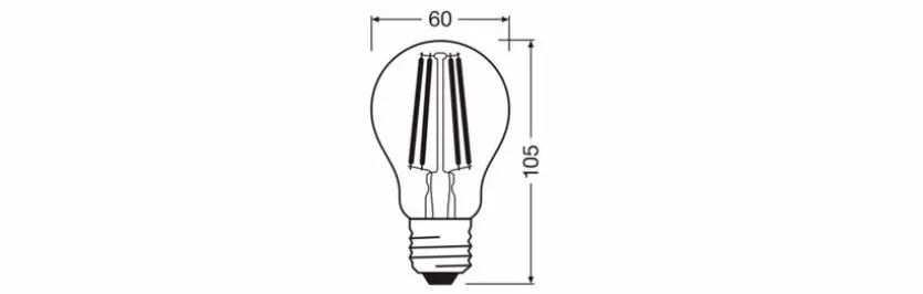 LED-Birne E27/11 Watt/Energie D