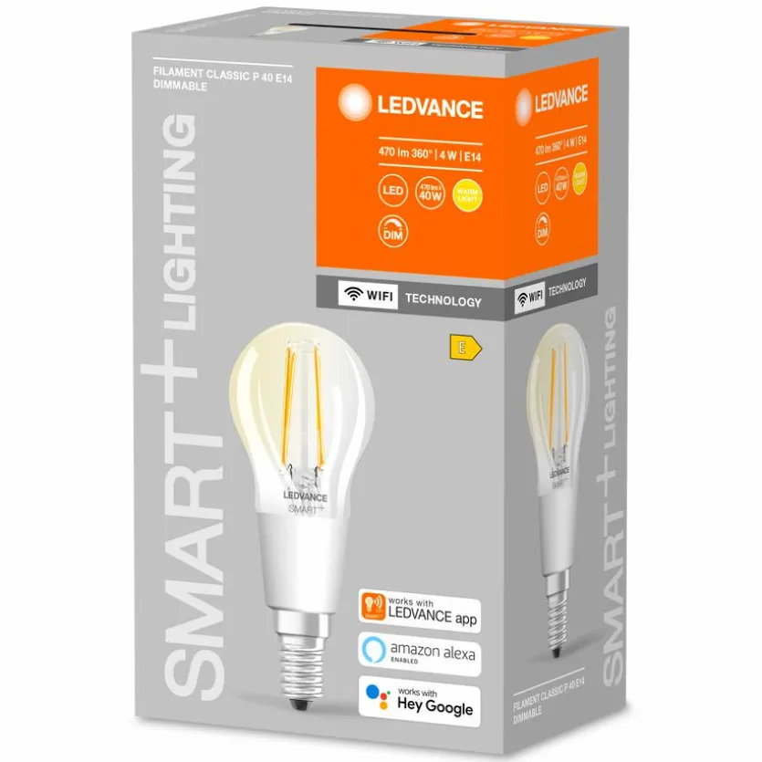 LED-Birnenform E14/4 Watt/Energie E