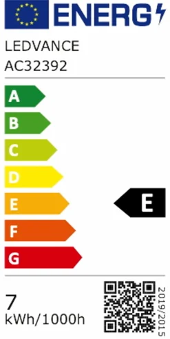 LED-Birnenform E27/7 Watt/Energie E