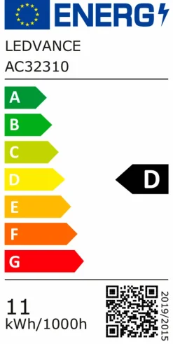 LED-Birnenform E27/12 Watt/Energie D