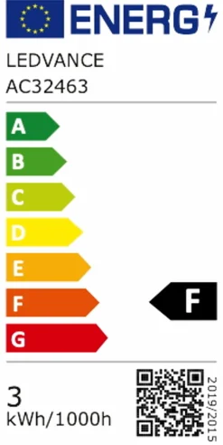 LED-Birnenform E14/2,5 Watt/Energie F
