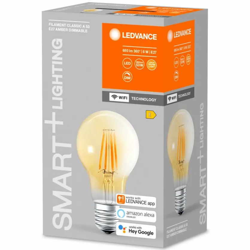 LED-Birnenform E27/6 Watt/Energie E