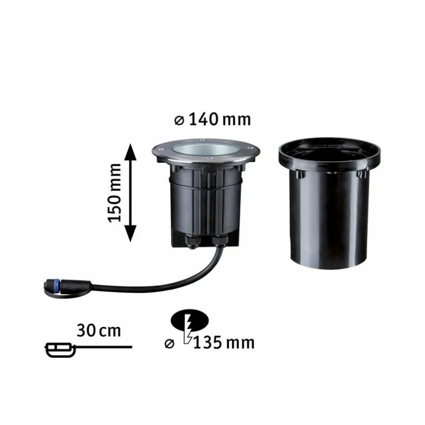 LED-Bodeneinbauleuchte Plug & Shine