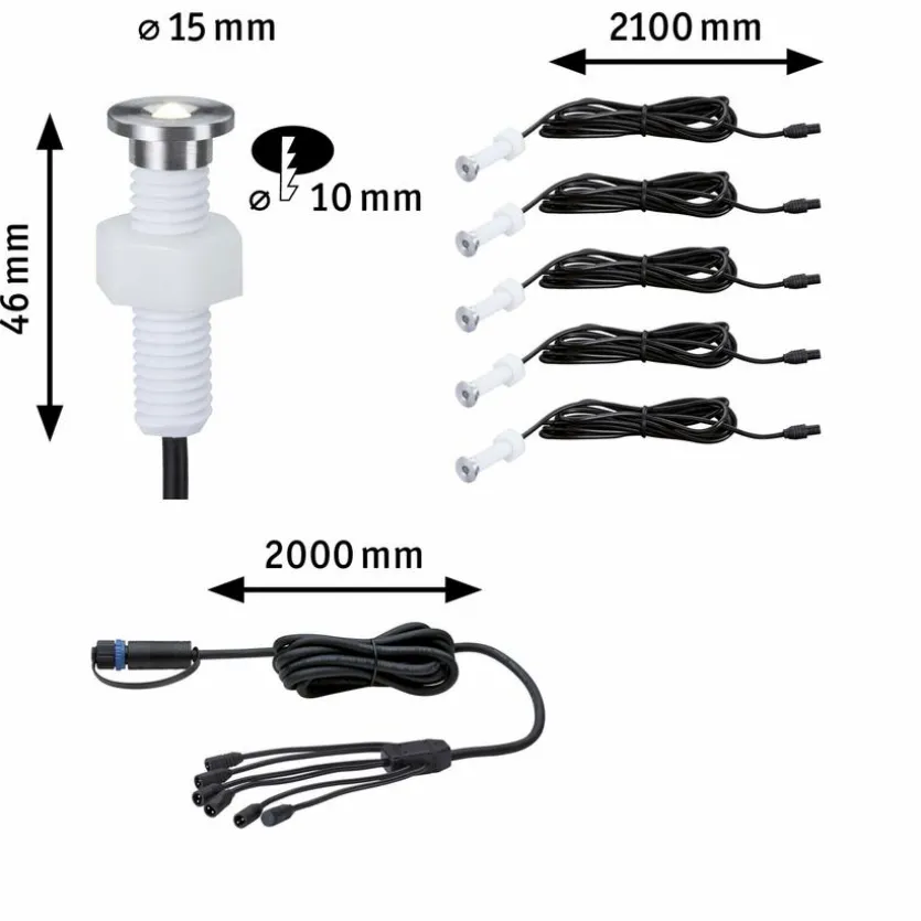 LED-Bodeneinbauleuchte Plug & Shine