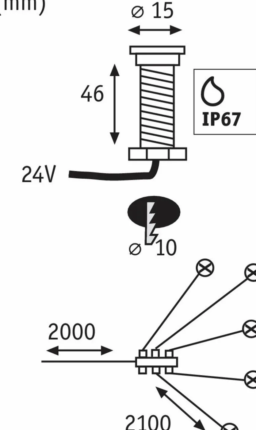 LED-Bodeneinbauleuchte Plug & Shine