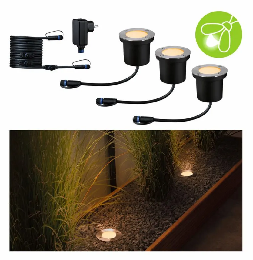 LED-Bodeneinbauleuchte Plug&Shine