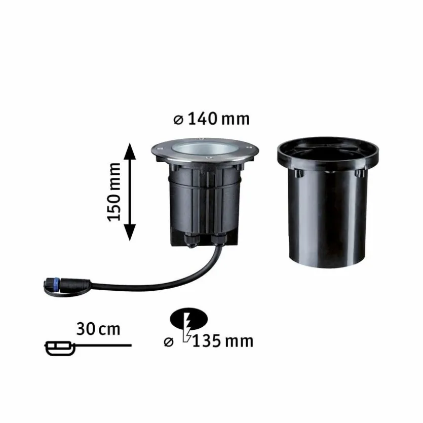 LED-Bodeneinbauleuchte Plug&Shine