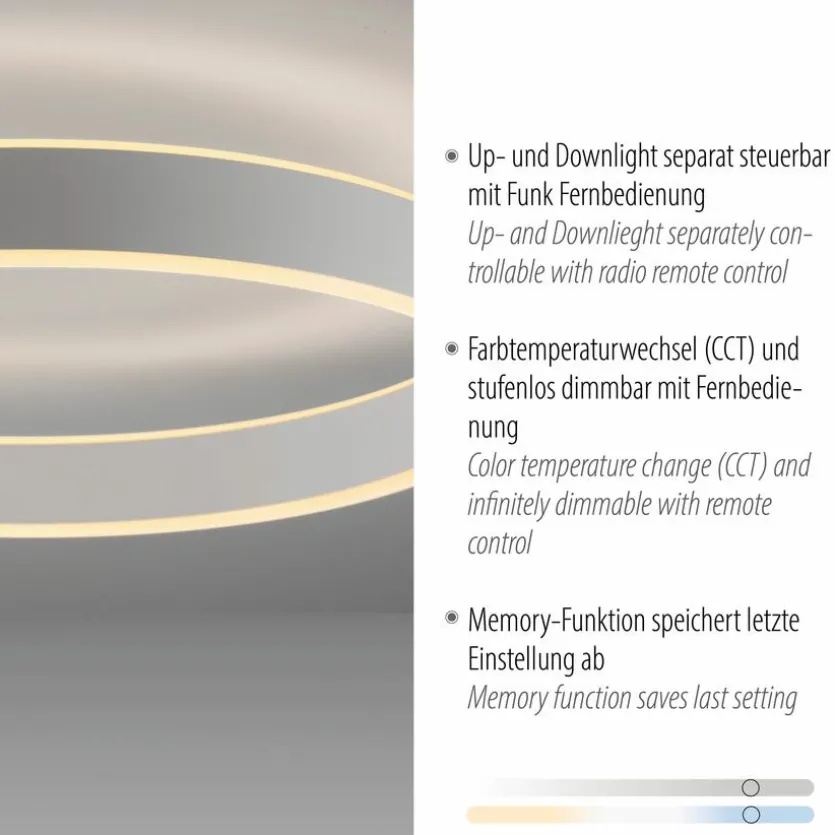 LED-Deckenleuchte Anelli