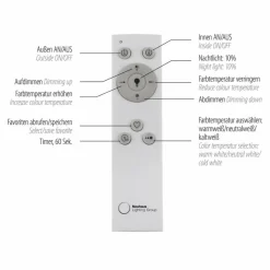 LED-Deckenleuchte Asmin