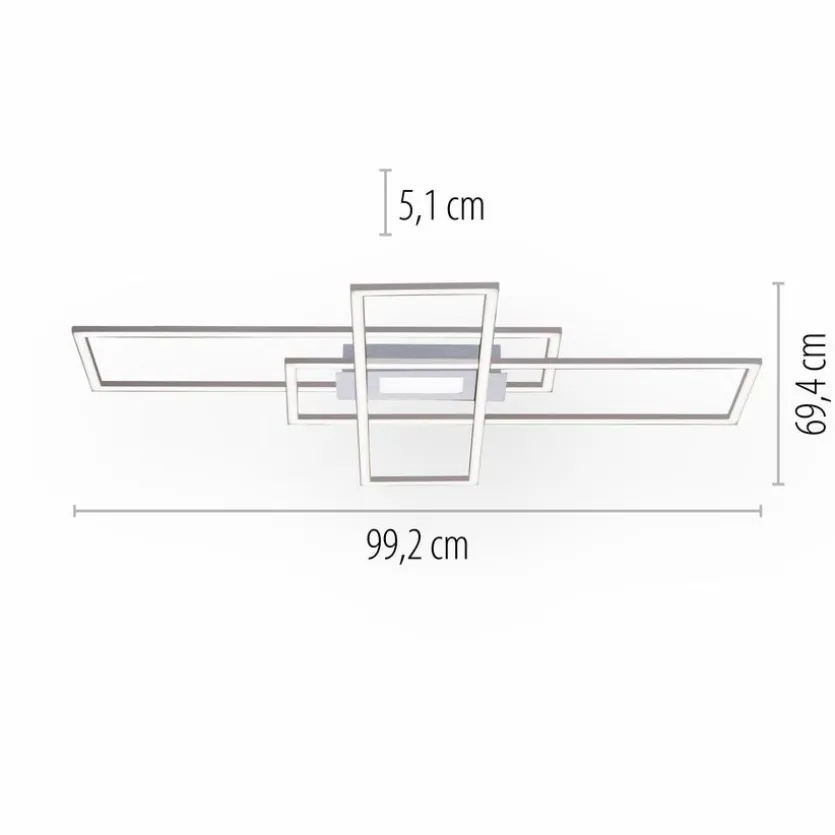 LED-Deckenleuchte Asmin