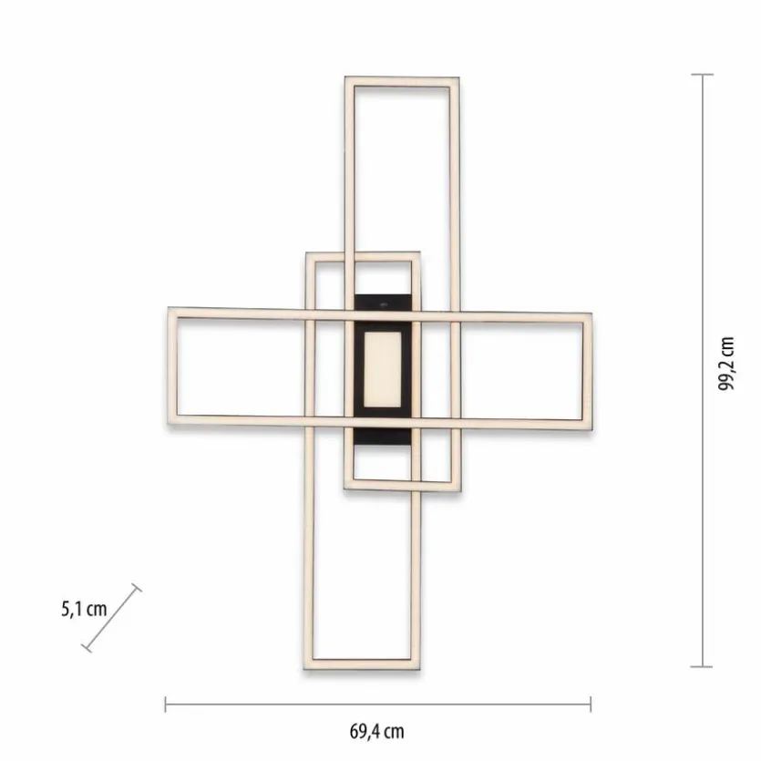 LED-Deckenleuchte Asmin