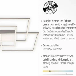 LED-Deckenleuchte Asmin